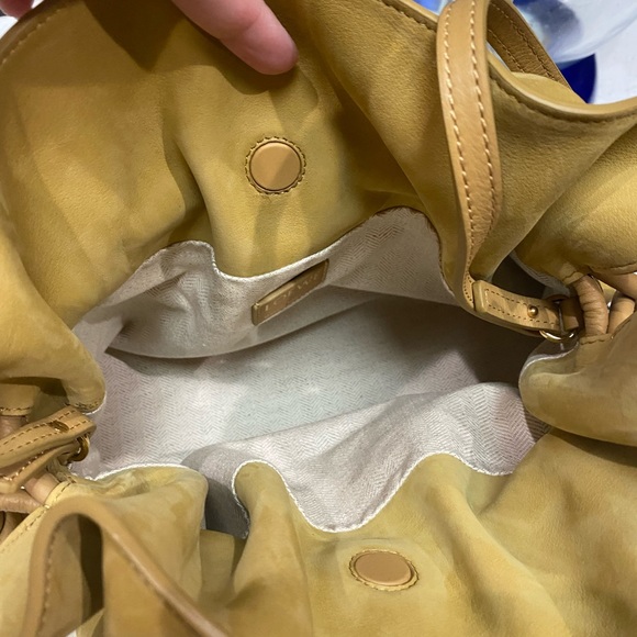 LOEWE
Flamenco leather-trimmed nubuck clutch - Picture 7 of 16